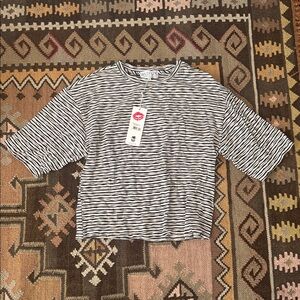 Wildfox -Paige - Black and White Striped Top